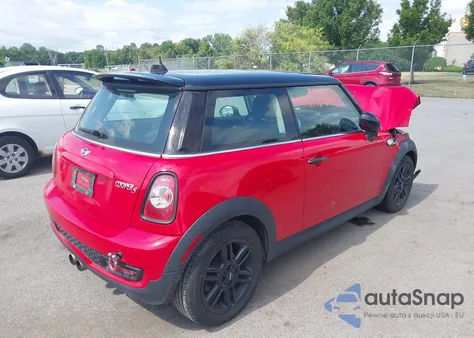 2012 Mini Cooper S z USA, uszkodzony, nr VIN WMWSV3C56CTY28184